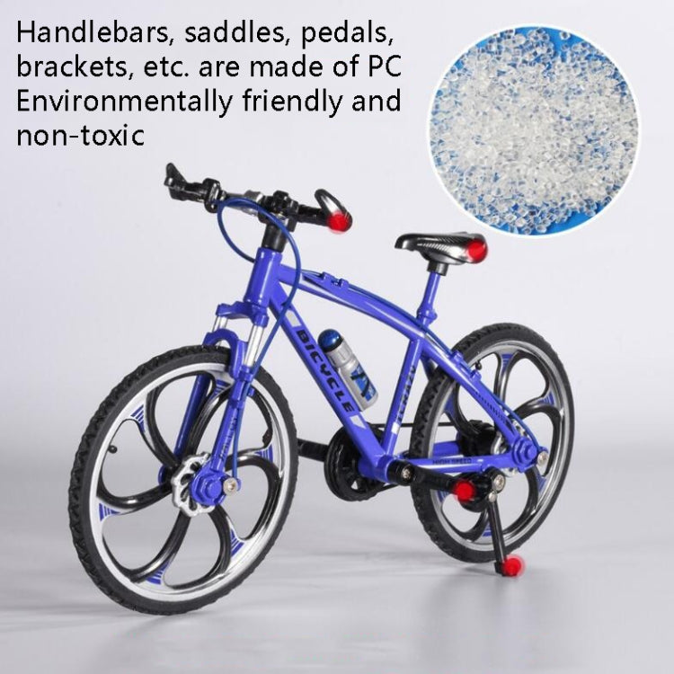 1:8 Scale Simulation Alloy Bicycle Model Mini Bicycle Toy Decoration(Folding-Red) - Model Toys by buy2fix | Online Shopping UK | buy2fix
