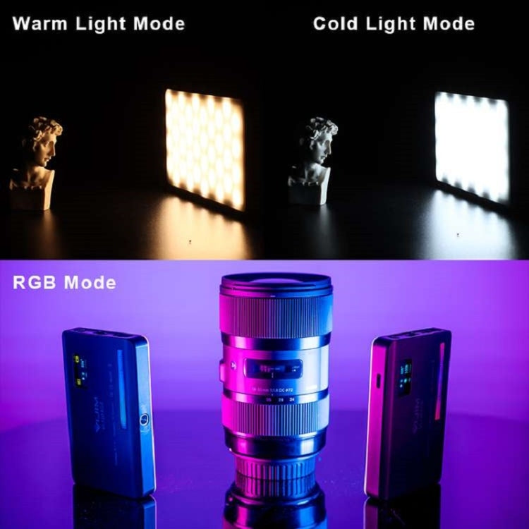 Ulanzi VL120 RGB Full Color RGB SLR Camera Photography Live Photo Video Small Light - Camera Accessories by Ulanzi | Online Shopping UK | buy2fix