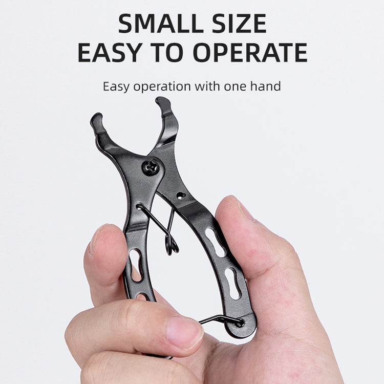 3 PCS Bicycle Mini Chain Fast Release Magic Buckle Pliers Two-Way Bayonet Disassembly Pliers(Black) - Outdoor & Sports by buy2fix | Online Shopping UK | buy2fix