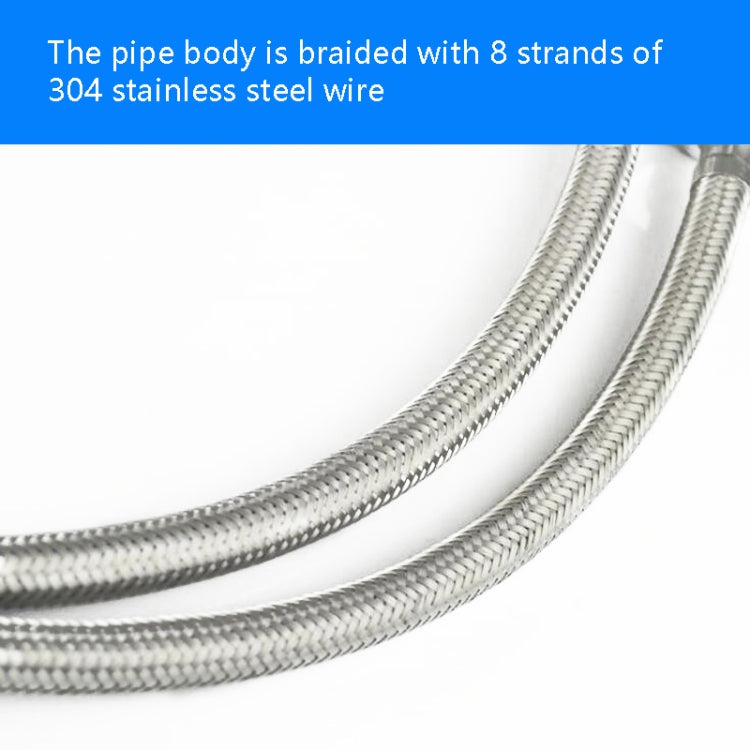 4 PCS Weave Stainless Steel Flexible Plumbing Pipes Cold Hot Mixer Faucet Water Pipe Hoses High Pressure Inlet Pipe, Specification: 60cm 1.8cm Copper Rod - Home & Garden by buy2fix | Online Shopping UK | buy2fix