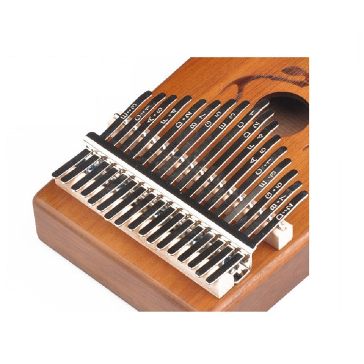 17-Tone Beginner Finger Piano Deer Head Kalimba Thumb Piano(Wooden) - Keyboard Instruments by buy2fix | Online Shopping UK | buy2fix