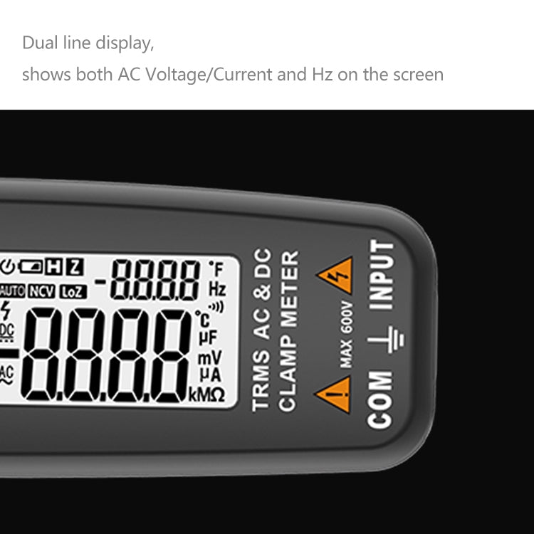 BSIDE ACM91 Digital Clamp Meter AC/DC Current 1mA True RMS Auto Range  Capacitor Tester Multimeter(Grey) - Consumer Electronics by BSIDE | Online Shopping UK | buy2fix