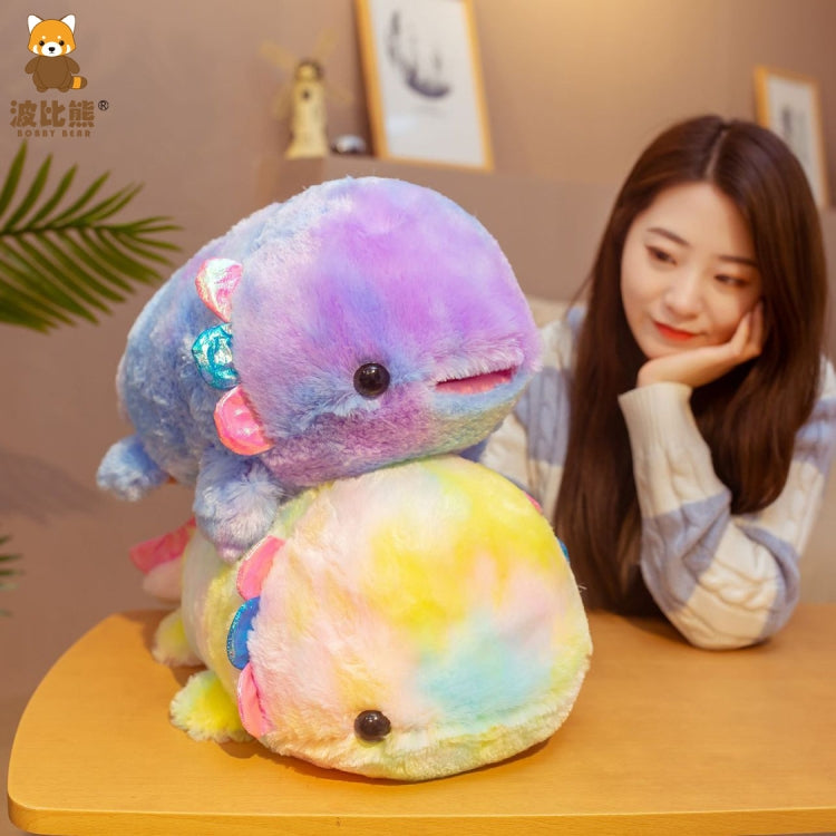 3 PCS Rainbow Color Doll Fish Plush Toy  55cm 0.4kg(Rainbow Purple) - Soft Toys by buy2fix | Online Shopping UK | buy2fix