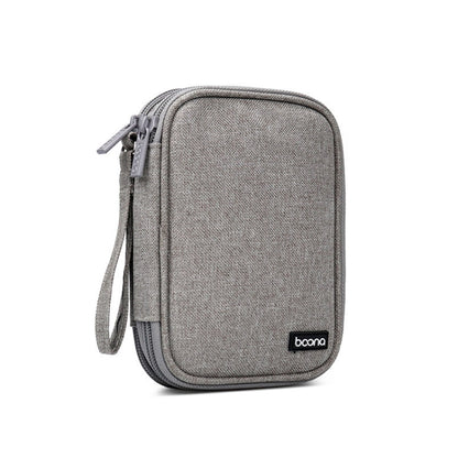 Baona BN-C003 Mobile Hard Disk Protection Cover Portable Storage Hard Disk Bag, Specification: Double-layer (Gray) - Hard Drive Bags & Cases by Baona | Online Shopping UK | buy2fix