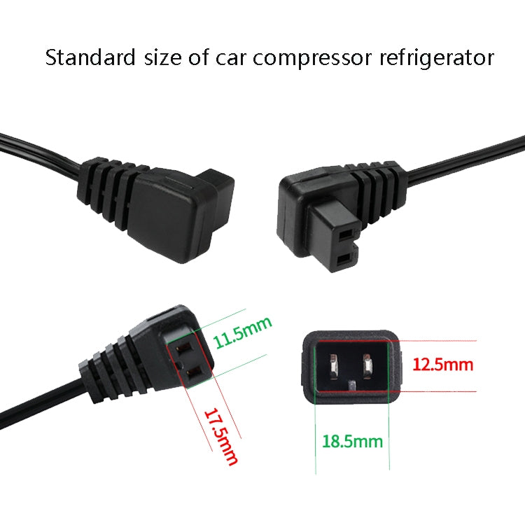 Car Compressor Refrigerator Line 12/24V Semiconductor Refrigerator Power Cord Cigarette Lighter Line, Specification: Without Switch 1m - In Car by buy2fix | Online Shopping UK | buy2fix