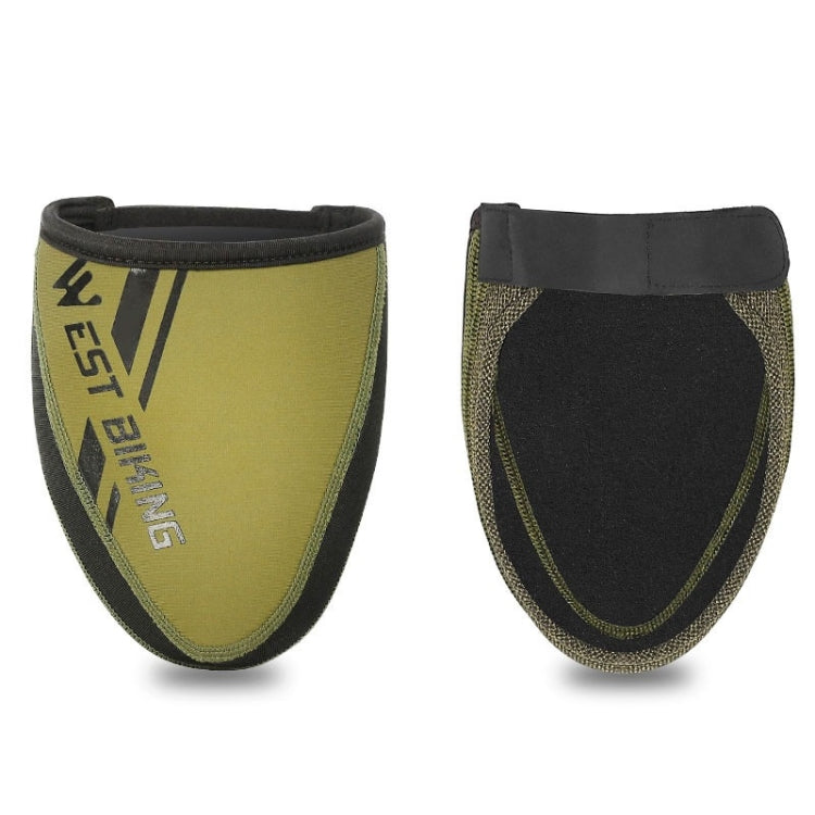 WEST BIKING Bicycle Riding Half Palm Windproof And Warm Lock Shoe Cover, Size: L(Army Green) - Others by WEST BIKING | Online Shopping UK | buy2fix