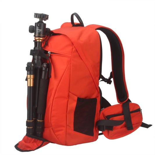 3011 Multifunctional Double Shoulder SLR Digital Camera Bag, Size: Large(Flame Orange) - Camera Accessories by buy2fix | Online Shopping UK | buy2fix