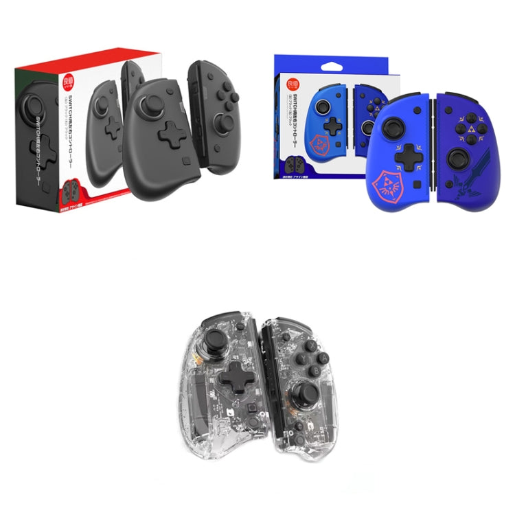 IINE Wireless Bluetooth Gamepad Wake-Up Left Right Handle For Nintendo Switch / Lite, Product color: Transparent - Gamepads by IINE | Online Shopping UK | buy2fix