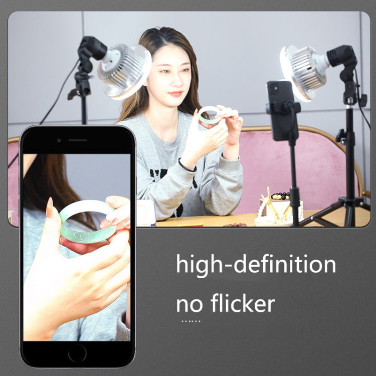 Mobile Phone Live Support Shooting Gourmet Beautification Fill Light Indoor Jewelry Photography Light, Style: 225W Mushroom Lamp + Stand - Consumer Electronics by buy2fix | Online Shopping UK | buy2fix