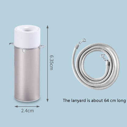 EP205 Portable Air Purifier Negative Ion Necklace Hanging Collar Purifier(Silver) - Home & Garden by buy2fix | Online Shopping UK | buy2fix