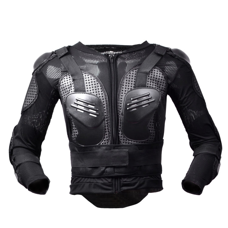 GHOST RACING F060 Motorcycle Armor Suit Riding Protective Gear Chest Protector Elbow Pad Fall Protection Suit, Size: XXXL(Black) - Protective Gear by GHOST RACING | Online Shopping UK | buy2fix