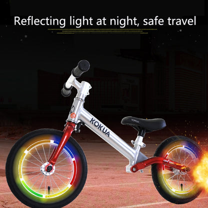 10 PCS Jg-Phc-12 Children Bicycle Scooter Reflective Sticker Night Warning Riding Contour Sticker(Blue) - Decorative Accessories by buy2fix | Online Shopping UK | buy2fix