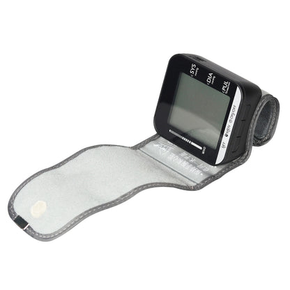 JZ-251A Household Automatic Electronic Sphygmomanometer Smart Wrist Blood Pressure Meter, Shape: Voice Broadcast(Black White) - Sphygmomanometer by buy2fix | Online Shopping UK | buy2fix