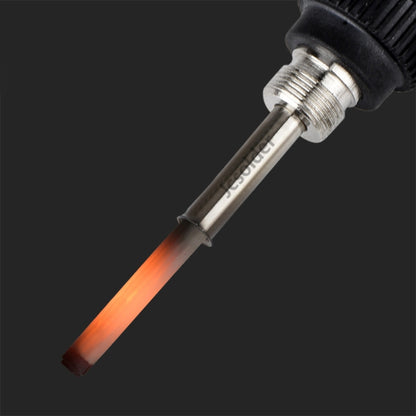 Metallic LCD Temperature Regulating Soldering Iron And Soldering Iron Tip Set Electric Soldering Iron Welding Tool(220V EU Plug Silver Head Red) - Home & Garden by buy2fix | Online Shopping UK | buy2fix