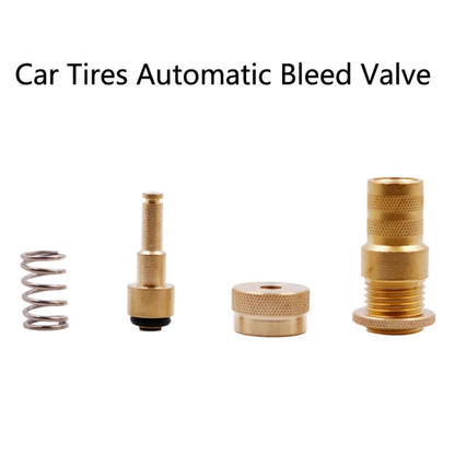 4 PCS / Set 082 SUV Car Tires Automatic Bleed Valve(Yellow) - In Car by buy2fix | Online Shopping UK | buy2fix