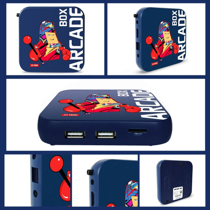 Arcade Box 64G Wireless Video Game Machine Box 4K HD Display For PS1/PSP/N64/DC, AU Plug - Pocket Console by buy2fix | Online Shopping UK | buy2fix