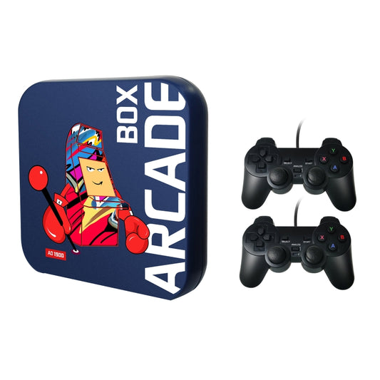 Arcade Box 128G Wired Video Game Machine Box 4K HD Display For PS1/PSP/N64/DC, AU Plug - Pocket Console by buy2fix | Online Shopping UK | buy2fix