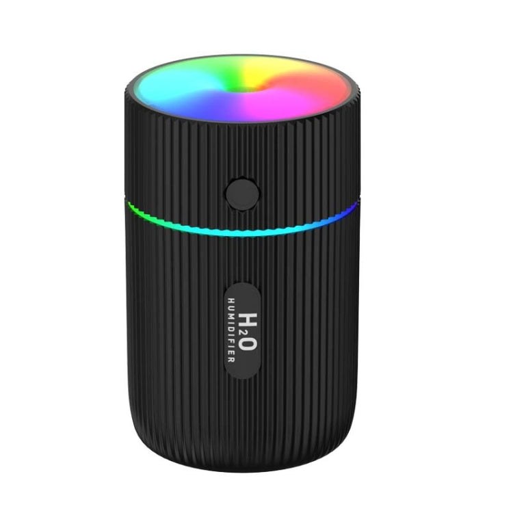 Colorful Cup Humidifier USB Mini Car Air Purifier(Black) - Home & Garden by buy2fix | Online Shopping UK | buy2fix
