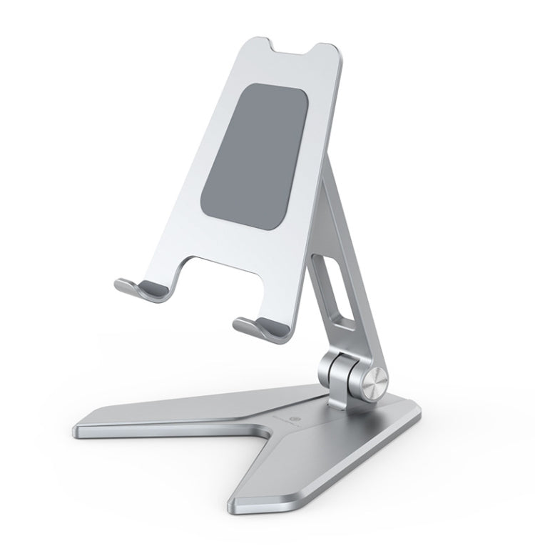 Boneruy P10 Aluminum Alloy Mobile Phone Tablet PC Stand,Style: Tablet Silver - Desktop Holder by BONERUY | Online Shopping UK | buy2fix