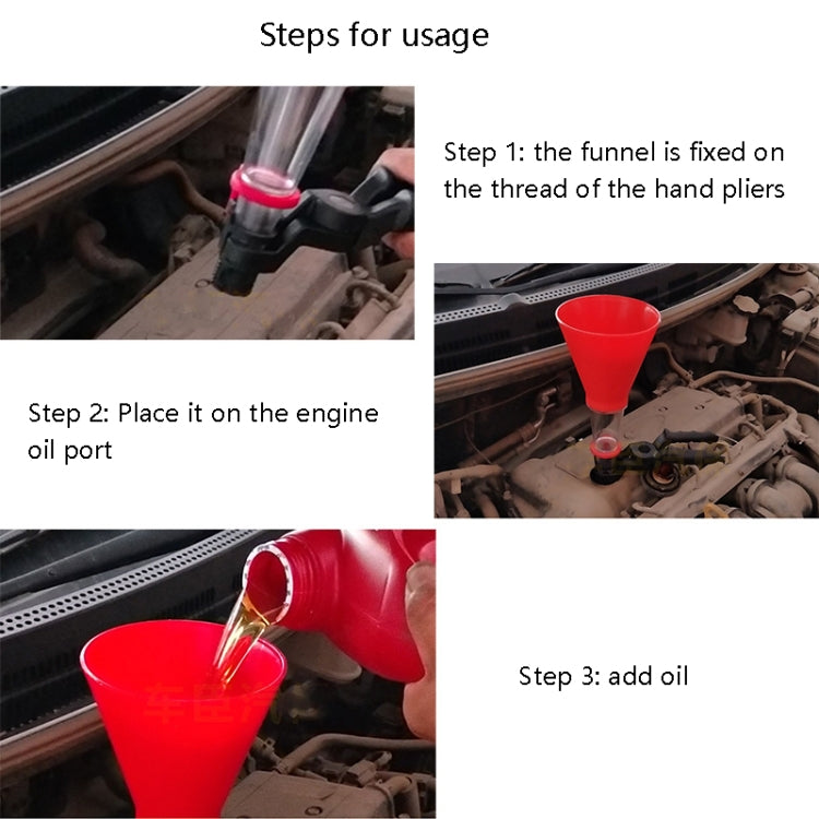 Car Plus Oil Funnel Tool Oil Filling Machine, Specification: A Version - In Car by buy2fix | Online Shopping UK | buy2fix