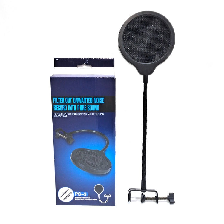 TEYUN PS-3 Microphone Live Recording Noise Reduction Blowout Cover(Black) - Windshield by TEYUN | Online Shopping UK | buy2fix