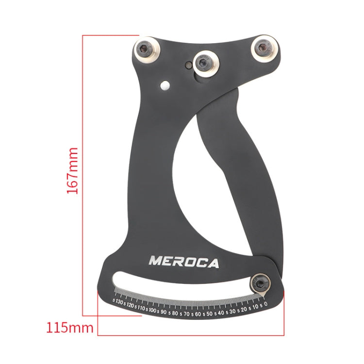 MEROCA Bicycle Ring Calibration Tool Spoke Tension Tube Wheel Set Steel Wire, Color: Red+Wrench - Outdoor & Sports by MEROCA | Online Shopping UK | buy2fix