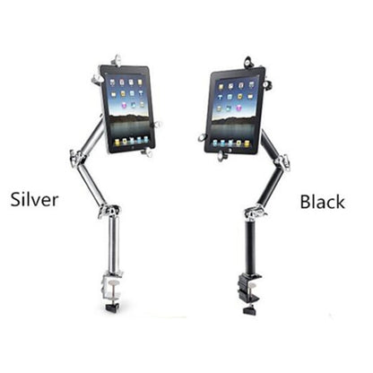 TB-03 Aluminum Alloy Tablet PC Stand Lazy Bedside Desktop Folding Camera Microphone Stand(Silver) - Lazy Bracket by buy2fix | Online Shopping UK | buy2fix