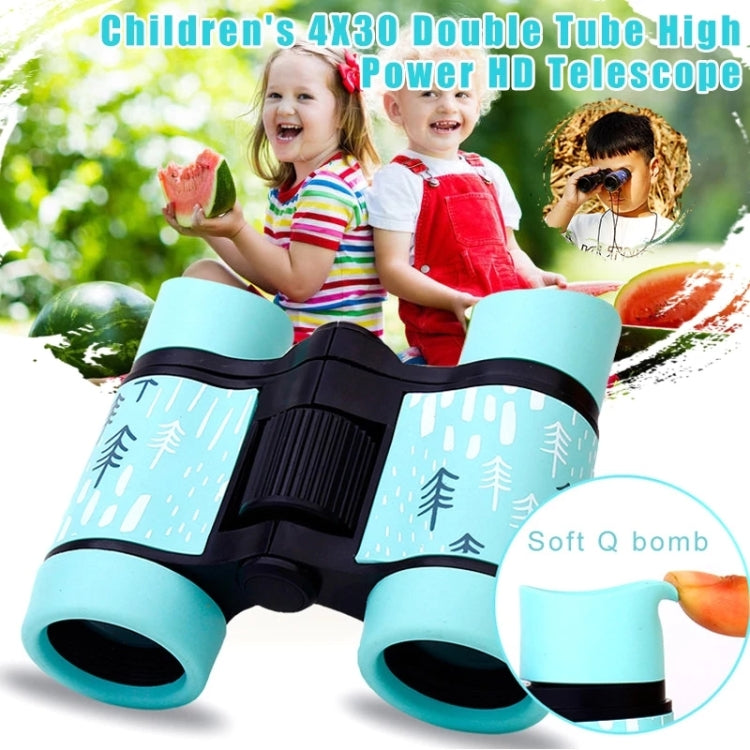 4X30 Binocular Telescope Bird Watching Telescope Gifts for Children(Rain Season Green) - Binoculars by buy2fix | Online Shopping UK | buy2fix