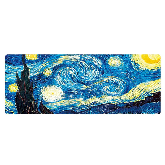 300x800x2mm Locked Am002 Large Oil Painting Desk Rubber Mouse Pad(Starry Sky) - Mouse Pads by buy2fix | Online Shopping UK | buy2fix