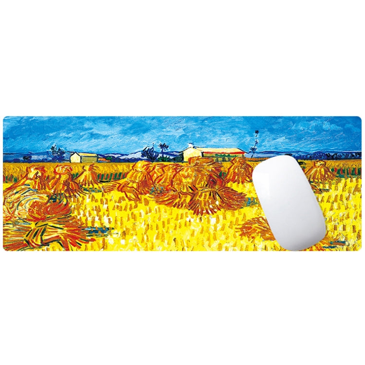 400x900x1.5mm Unlocked Am002 Large Oil Painting Desk Rubber Mouse Pad(Fisherman) - Mouse Pads by buy2fix | Online Shopping UK | buy2fix