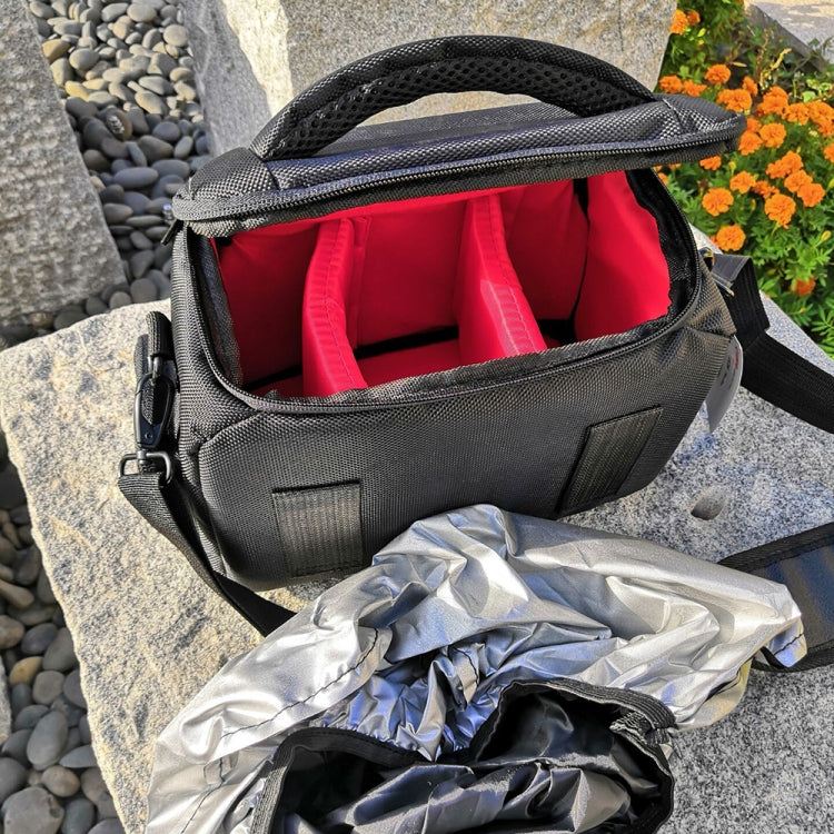 Byk-7895 SLR Camera Waterproof Shoulder Diagonal Bag, Size: M: 30 x 17 x 22cm(Red) - Camera Accessories by buy2fix | Online Shopping UK | buy2fix