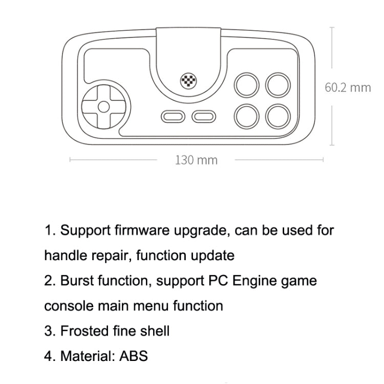 8Bitdo PCE2.4G Wireless Gamepad For Switch(Light Gray) - Gamepads by 8Bitdo | Online Shopping UK | buy2fix