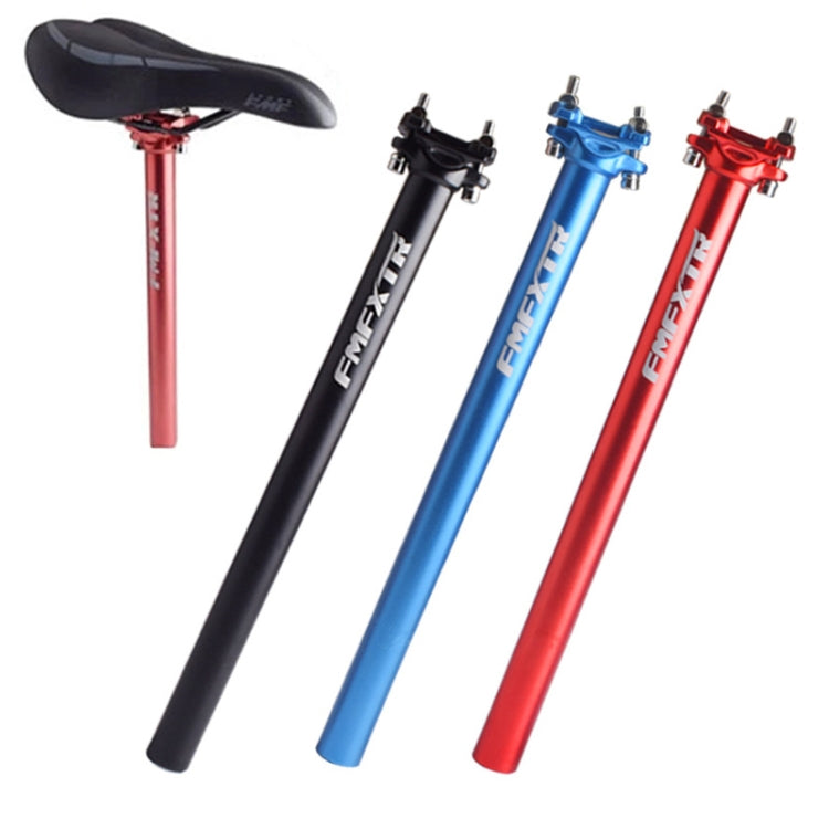 FMFXTR Bicycle Extended Saddle Seat Tube Double Nail Straight Tube, Specification: 31.6mm(Blue) - Outdoor & Sports by FMFXTR | Online Shopping UK | buy2fix
