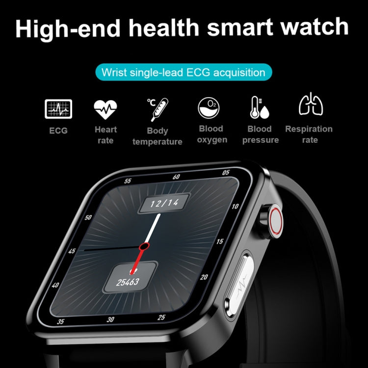 LOANIY E86 1.7 Inch Heart Rate Monitoring Smart Bluetooth Watch, Color: Blue - Smart Wear by LOANIY | Online Shopping UK | buy2fix