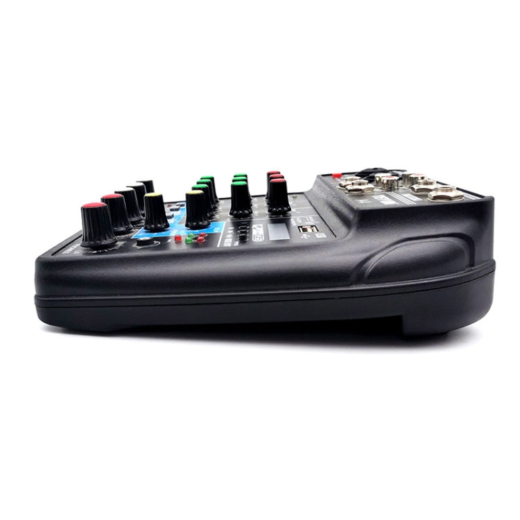 TEYUN A4 4-way Small Microphone Digital Mixer Live Recording Effector(US Plug) - Live Sound Effects Processors by TEYUN | Online Shopping UK | buy2fix