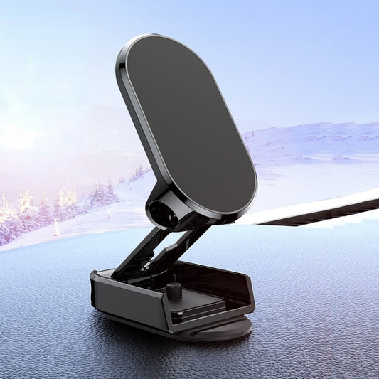 Vehicle Bracket Magnetic Navigation Bracket(Folding Black) - In Car by buy2fix | Online Shopping UK | buy2fix