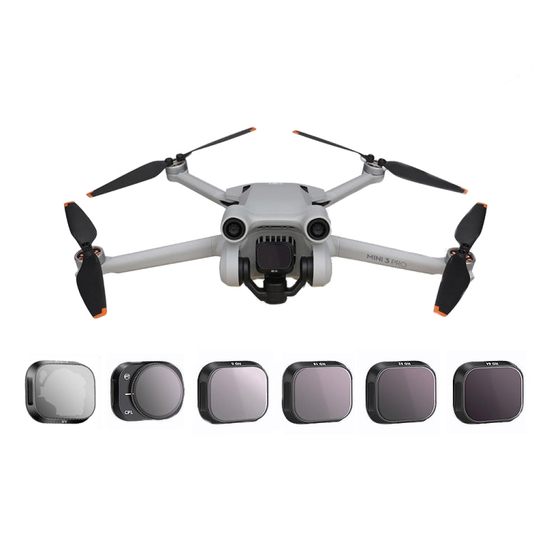 RCSTQ Aluminum Alloy Adjustable Filter Accessories for DJI Mini 3 Pro,Style: ND32 - DJI & GoPro Accessories by RCSTQ | Online Shopping UK | buy2fix