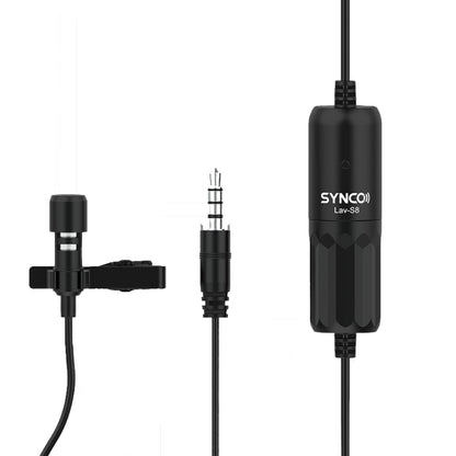SYNCO S8 Lavalier Live Wired Microphone, Spec: Black - Consumer Electronics by SYNCO | Online Shopping UK | buy2fix