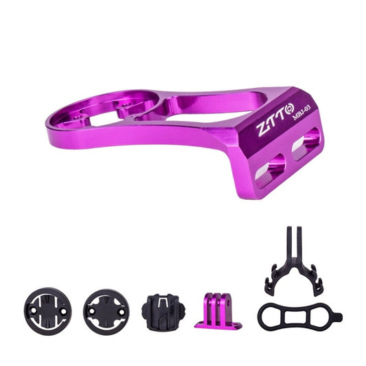 ZTTO Mountain Bike Stopwatch Mount Bicycle Extension Stand, Color: Purple - Holders by ZTTO | Online Shopping UK | buy2fix
