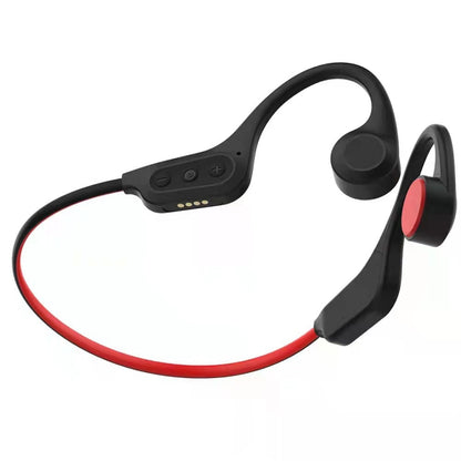 GCRT-X8 Bone Conduction Wireless Sports Headphones(Black Red) - Sport Earphone by buy2fix | Online Shopping UK | buy2fix