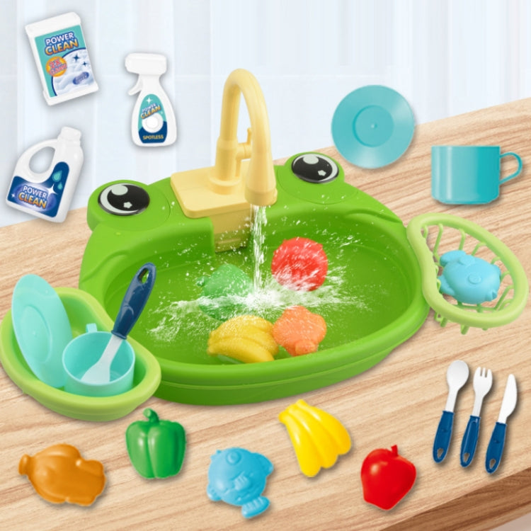 Children Kitchen Toys Electric Circulating Water Dishwasher, Color: Blue - Pretend Play Toys by buy2fix | Online Shopping UK | buy2fix