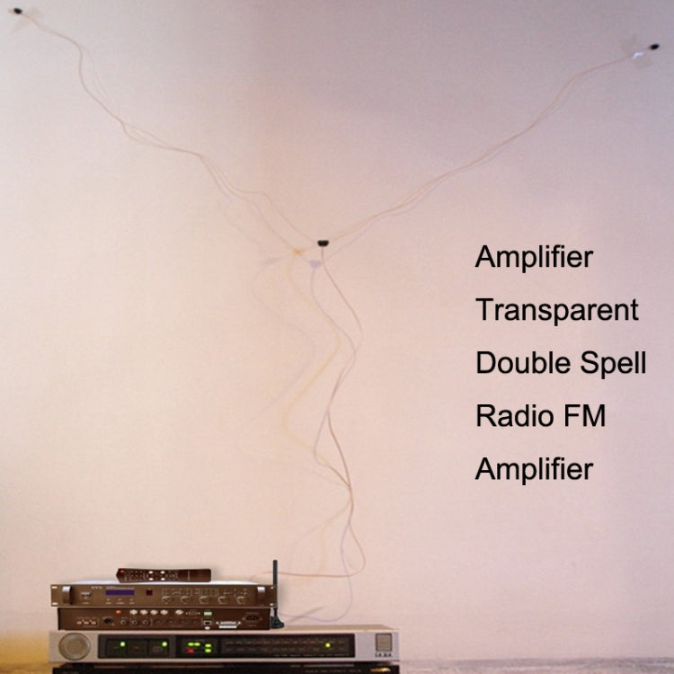 ANT-108 Amplifier Transparent Double Spell Radio FM Amplifier - In Car by buy2fix | Online Shopping UK | buy2fix