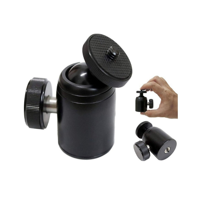 2 PCS Q35 Photographic Equipment Metal Spherical Gimbal(Black) - Camera Accessories by buy2fix | Online Shopping UK | buy2fix