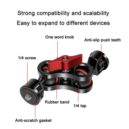 2 PCS SLR Camera Stabilizer Rabbit Cage Monitor Gimbal Bracket External Flash - Camera Accessories by buy2fix | Online Shopping UK | buy2fix