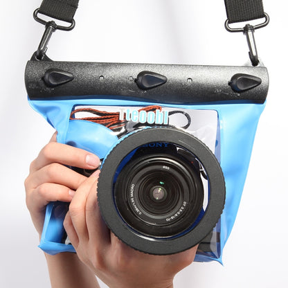 Tteoobl  20m Underwater Diving Camera Housing Case Pouch  Camera Waterproof Dry Bag, Size: L(Blue) - Diving Accessories by Tteoobl | Online Shopping UK | buy2fix