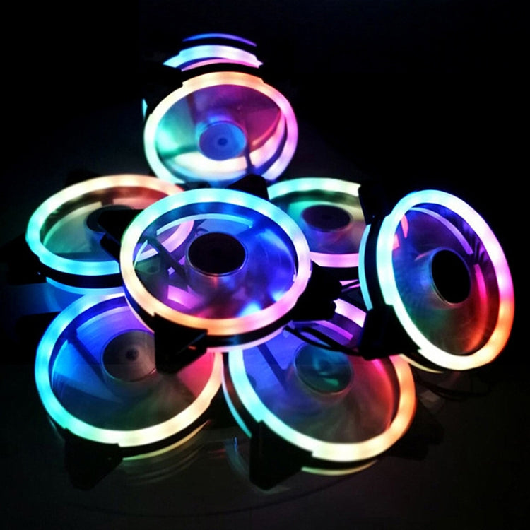 Computer CPU RGB luminous Radiator 5 Fans+Remote Control - Computer & Networking by buy2fix | Online Shopping UK | buy2fix