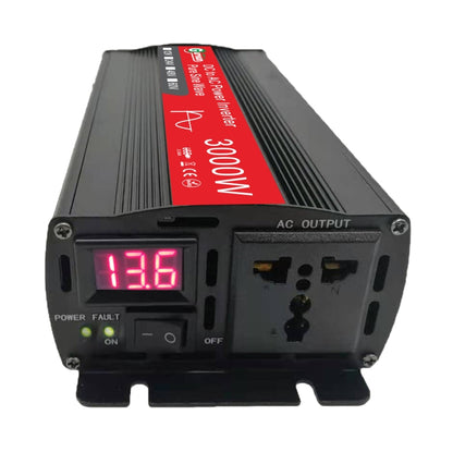 Gurxun Sine Wave Inverter 3000W 12/24/48/60V To 220V Car Boost Converter, Specification: 24V-220V - In Car by buy2fix | Online Shopping UK | buy2fix