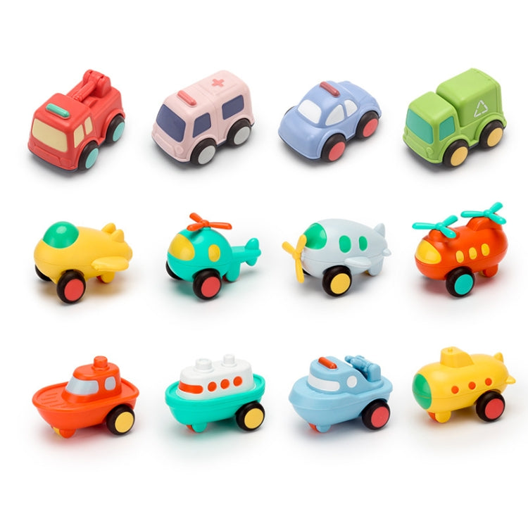 Children Cartoon Fell-Resistant Mini Inertial Pull Back Toy Car(Ambulance) - Model Toys by buy2fix | Online Shopping UK | buy2fix