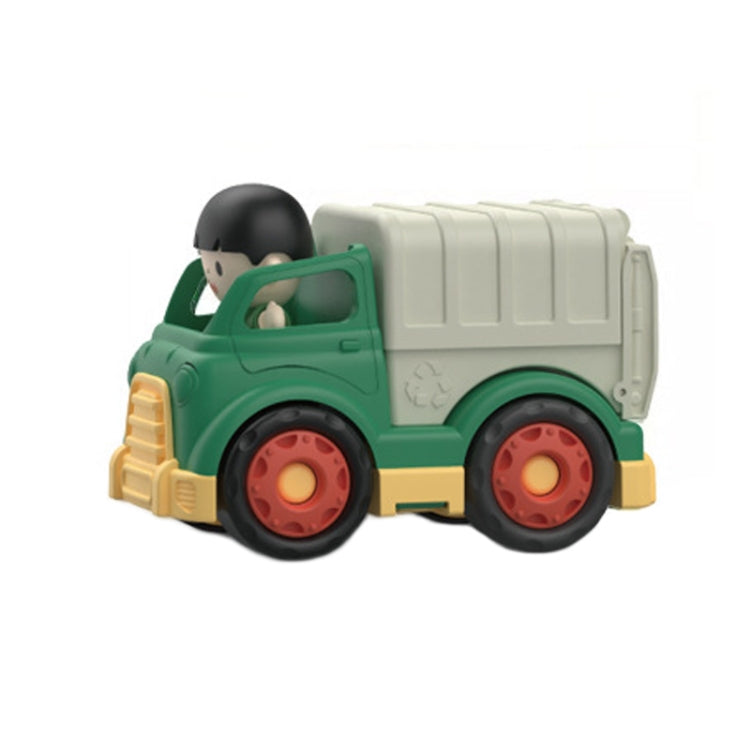 8810 Cartoon Doll Inertial Children Toy Car Engineering Model Car(Sanitation Vehicle) - Model Toys by buy2fix | Online Shopping UK | buy2fix