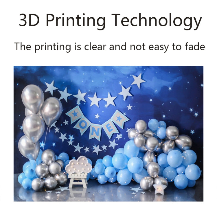 2.1m x 1.5m Birthday Party Shooting 3D Printed Background Cloth(4716) - Camera Accessories by buy2fix | Online Shopping UK | buy2fix